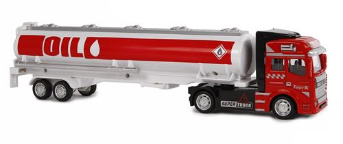 2-Play camion avec citerne semi-remorque de 32 cm rouge