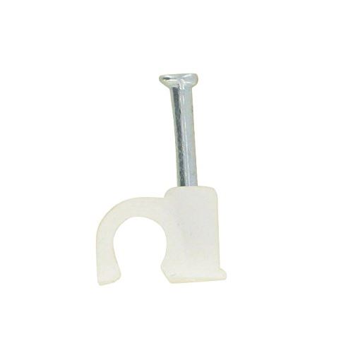 Pontet rigide blanc Dhome - Diamètre 6 mm - Vendu par 20