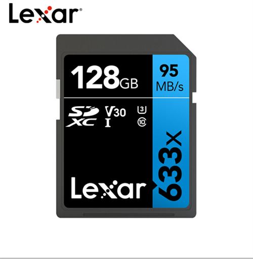 Carte Mémoire Lexar Professional 633x 128G -Noir+Bleu