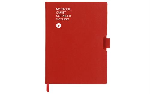 Carnet office A5 toile - rouge - Caran d'Ache