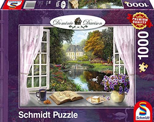 Schmidt Spiele Puzzle Vue Sur Le Jardin Du Chateau, 1000 Pcs