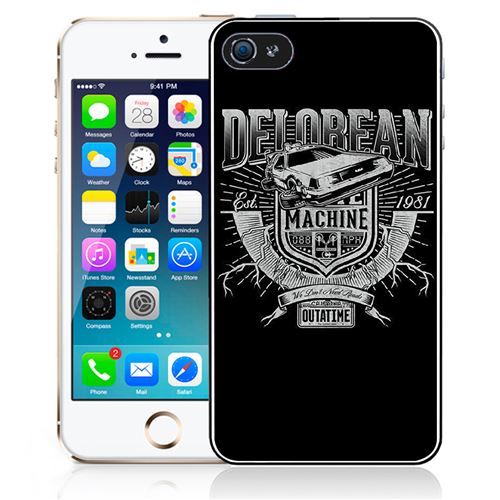 Coque pour iPhone 5C delorean outatime