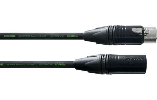 Cordial CRM2.5FM - Câble microphone XLR mâle - XLR femelle Neutrik 2,5 m