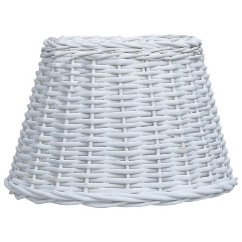 vidaXL Abat-jour Osier 45x28 cm Blanc