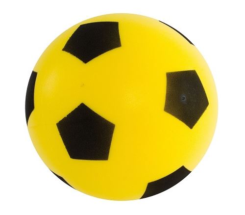 John - 50750 -ballon foot mousse 20 cm (livré à l'unité, coloris aléatoire)