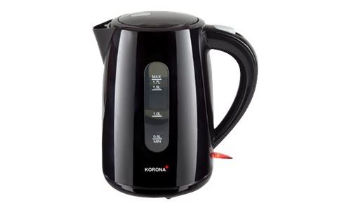 Korona - Waterkoker - 1.7 liter - 2200 W - zwart