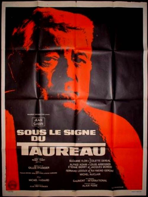 Sous Le Signe du Taureau AFFICHE CINEMA ORIGINALE