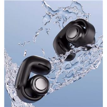 Écouteurs Bluetooth Conduction Osseuse 5.3 - Étanches - Sport - Micro Intégré - Noir