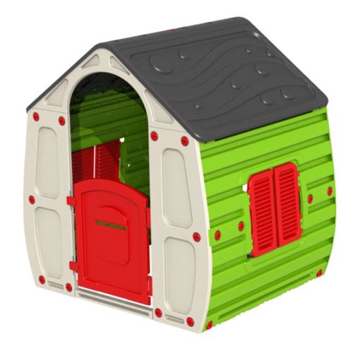 Petite maison pour enfant 90x102xh109cm en résine colorée jardin extérieur 1056