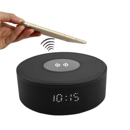Chargeur sans fil Bluetooth Haut-parleur réveil téléphone Chargeur pour Samsung