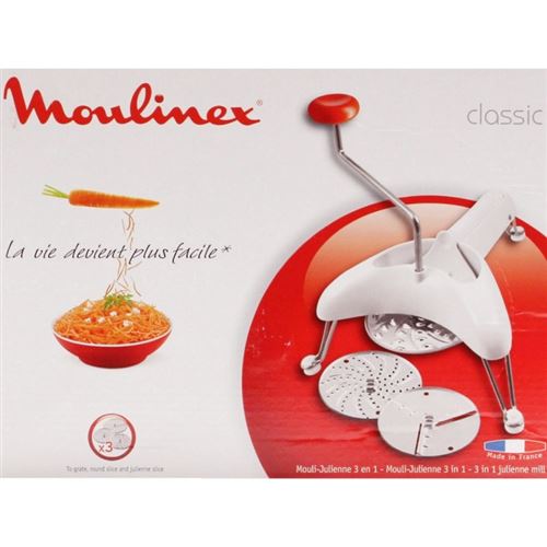 Eplucheur à Julienne Rouge pour Ustensile de Cuisine Moulinex