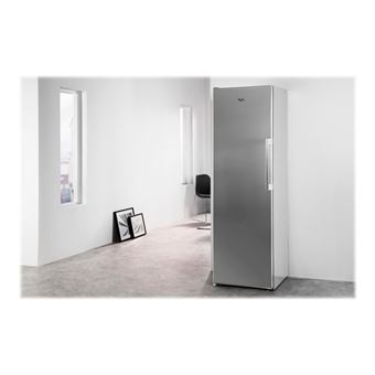 Whirlpool UW8 F2C XBI N 2 - Congélateur - vertical - pose libre - largeur : 59.5 cm - profondeur : 63 cm - hauteur : 187.5 cm - 263 litres - classe E - inox optique