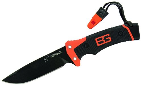 Gerber Bear Grylls Ultimate Pro Couteau à lame fixe Orange/Gris