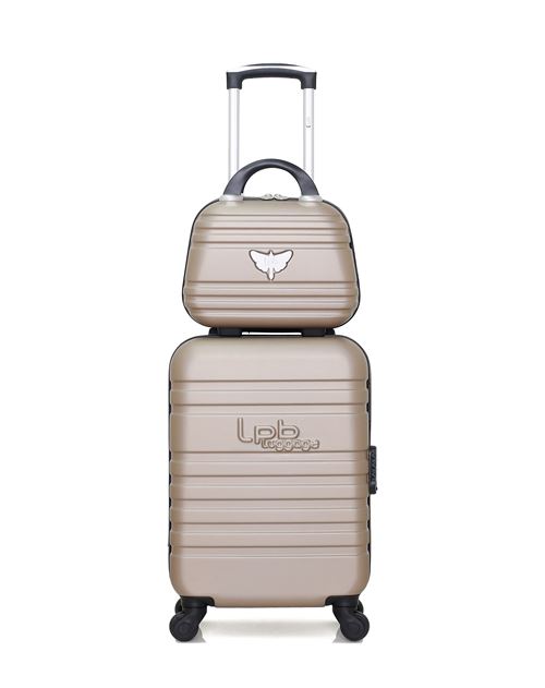 Set de 2 valises LPB | AURELIA-H Beige en ABS