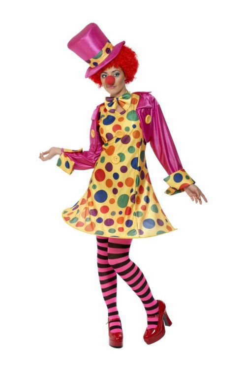Costume clown femme avec cerceau m