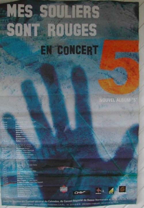 Mes Souliers Sont Rouges - 70x100 cm - AFFICHE / POSTER