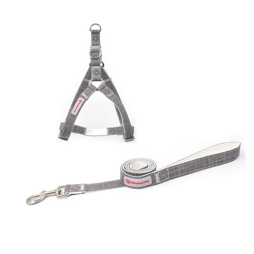 Comparer les prix de Harnais et Laisse en Fibre de bambou MARVELOUS pour chien kit - Noir (Taille: S)