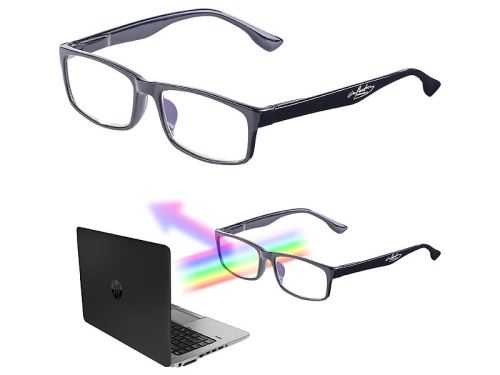Lunettes de protection anti-lumière bleue + UV400, +2,5 dpt