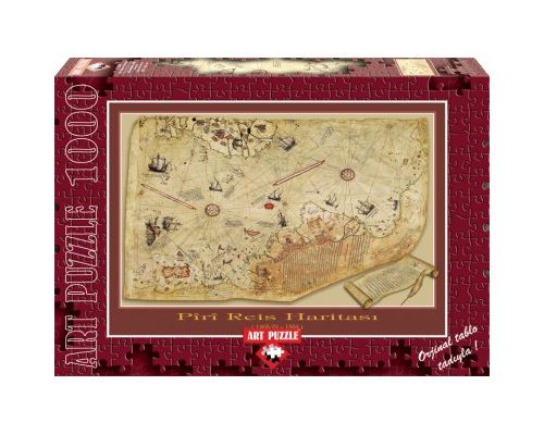 Puzzle 1000 Pièces : La Carte de Piri Reis, Art Puzzle