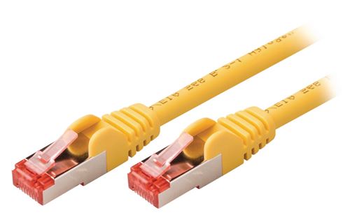 Valueline VLCP85221Y300 Câble réseau Cat6 S / ftp Rj45 (8/8) Mâle - Rj45 (8/8) Mâle 30,0 M Jaune