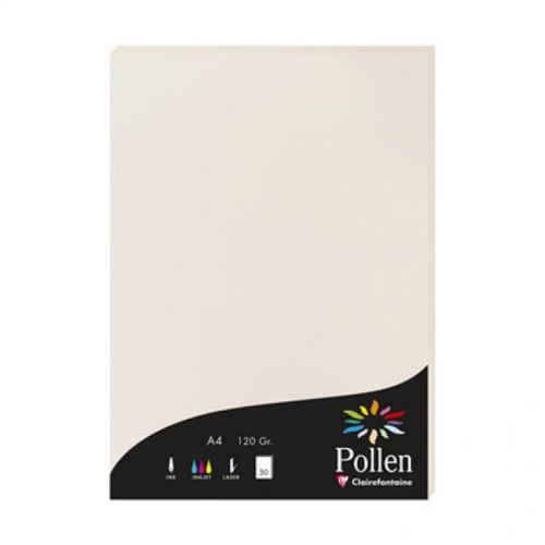 Clairefontaine Etui De 50 Feuilles 210x297 Gris Perle 120g