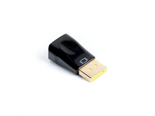 Lanberg ad 0001 bk adaptateur displayport vesa-1.1 a (19 broches) vers fiche femelle vga (19 broches) noir ad-0001-bk