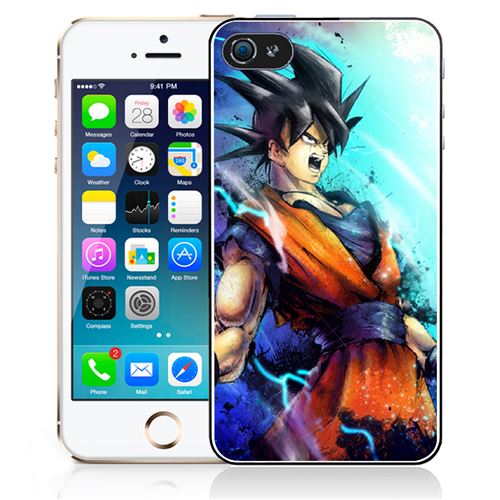 Coque pour iPhone 4/4S dragon ball goku couleur