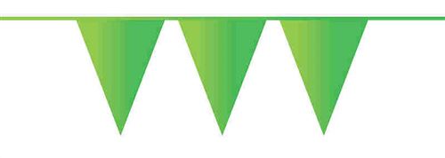Ligne du drapeau 10 mètres vert clair 5 pièces