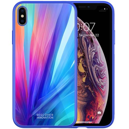 Coque en TPU bleu pour votre Apple iPhone XS Max 6.5 pouces