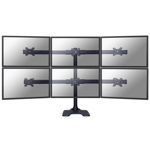Neomounts by Newstar FPMA-D700DD6 1 pièce Support de table pour écran 25,4 cm (10) - 68,6 cm (27) mobile, rotatif, inclinable