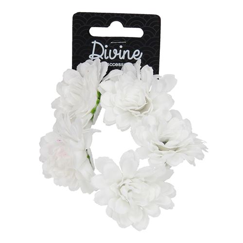 Élastique avec des fleurs