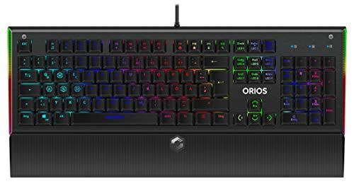 Speedlink SL-670010-BK Clavier opto-mécanique pour Gaming Noir