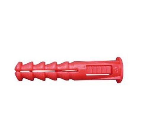 Sceau de 250 chevilles RC8 - Rouge avec collerette