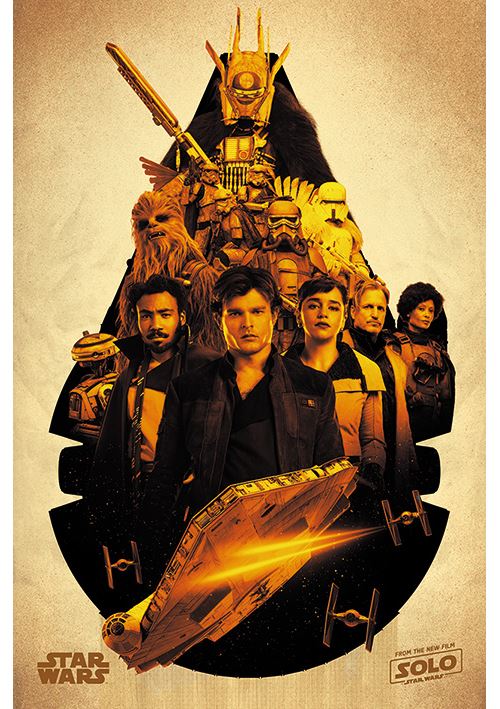 Affiche Maxi Solo: A Star Wars Story Millennium Falcon Montage 61x91.5cm