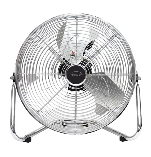 Domair BA30CC - Ventilateur - pose au sol - 30 cm - chrome