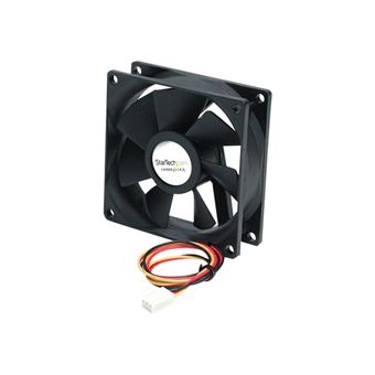 StarTech.com Ventilateur PC Silencieux à Double Roulement à Billes - Alimentation TX3 - 80 mm - kit de ventilation pour ordinateur - 1