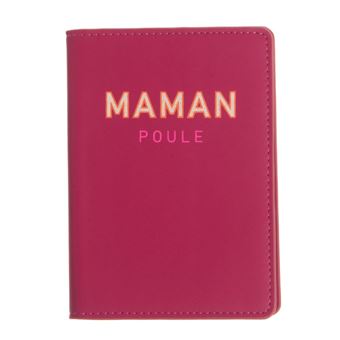 Protège passeport Maman - Amadeus - Rose - Simili - 1