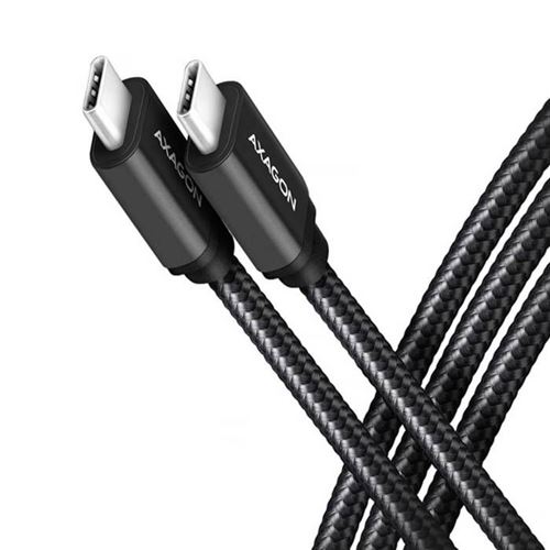 Non Communiqué Noir Axagon De Téléphone Portable Câble De Charge [1X Usb-C® - 1X Usb-C® Usb 2.0] 1.5 M Usb-C® Usb 2.0