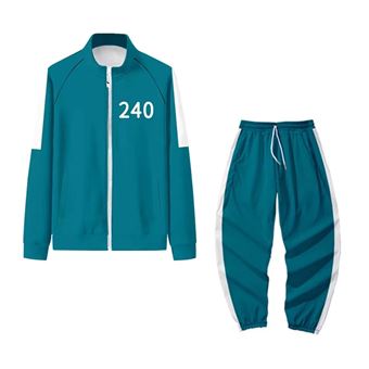 Ensemble costume de Cosplay Séries Télévisées Squid Game 240 Vert 2XL - 1