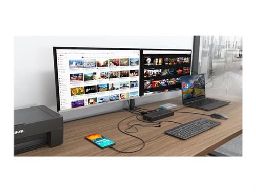i-Tec - Station d'accueil - USB-C / Thunderbolt 3 - DVI HDMI - GigE - Europe