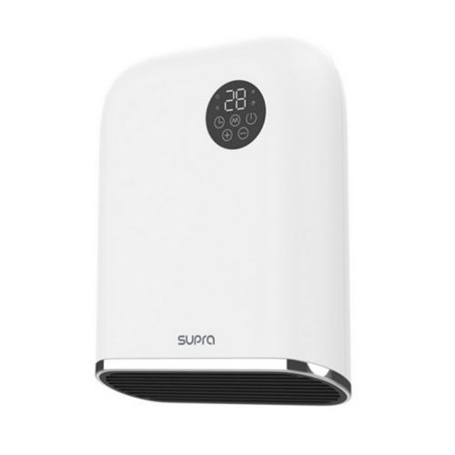 Supra Blanc Chauffage Soufflant Tino Combo 2000 W Mural Ou Mobile, Thermostat 10-35 °C, Modes Confort/Éco/Hors-Gel, 20 M² - Neuf - Image 3