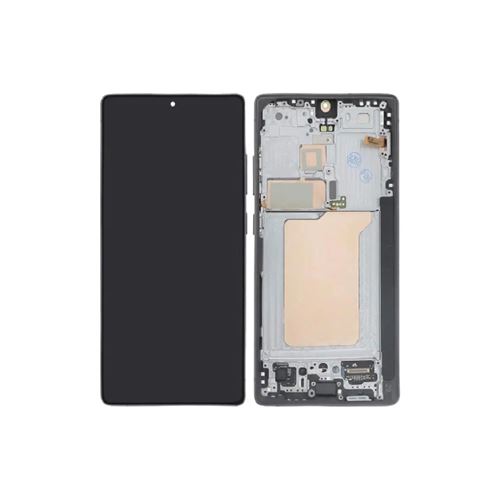 Ecran LCD et Vitre Tactile Soft Oled avec Châssis Noir Titane pour Samsung Galaxy S25 Ultra S938