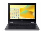 Acer Chromebook Spin 511 R757TN-TCO - Conception inclinable - Intel N-series - N150 / jusqu'à 3.6 GHz - Chrome OS - Intel Graphics - 8 Go RAM - 64 Go eMMC - 11.6" IPS écran tactile 1366 x 768 - Wi-Fi 6E - schiste noir - clavier : Suisse Allemand