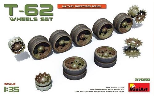 T-62 Wheels Set - 1:35e - Miniart