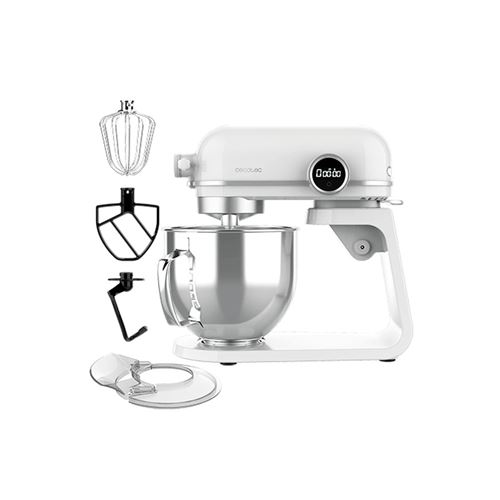 Robot Pétrisseur Cecotec Twist&Fusion 45000 Luxury Blanc, Capacité 5L,Lumière LED, 800W