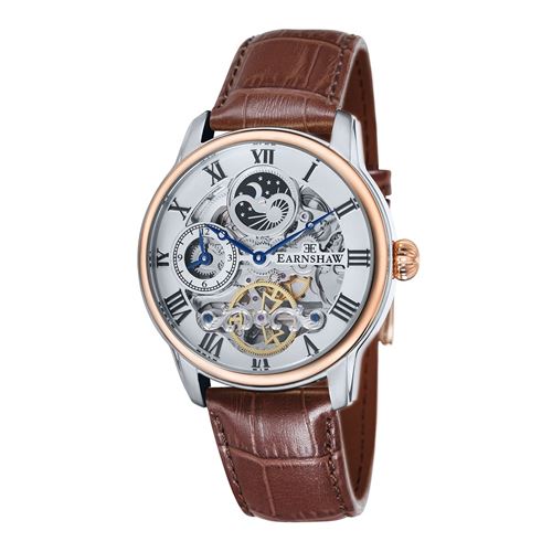 Earnshaw LONGITUDE ES-8006-08 LONGITUDE ES-8006-08 Cuir Bleu