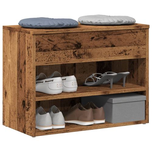 vidaXL - Banc à chaussures - 60x30x45 cm - Image 2