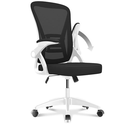 94€ sur Fauteuil de Bureau Naspaluro - Ergonomique Siège - avec accoudoir  rabattable à 90° - Support lombaire - Réglable en hauteur - Achat & prix