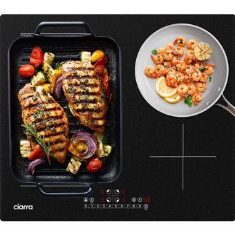 Plaque Induction 4 Foyers CIARRA CD4BFBIH  Modulable - 7200W - Boosters - Minuteur - Tactile - L 59cm - 1