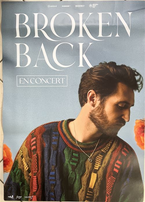Affiche - Broken Back - En Concert 2023 - 60x80cm État correct - N/A reconditionné disponible sur Fnac
